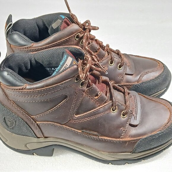Ariat Terrain H2O Waterproof Leather Hiking Boots Women's 6.5 B Excellent Cond - Picture 7 of 16